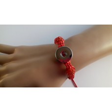 Shamballa s nacvakávacím knoflíkem